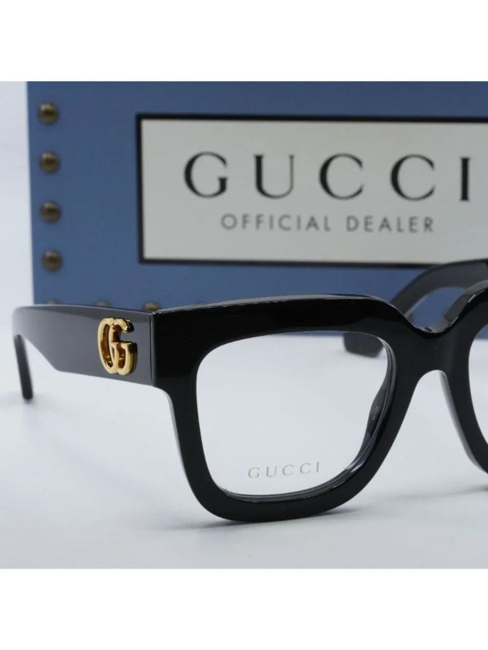Gucci GG1549O 001 Square Eyeglasses 52mm - Black